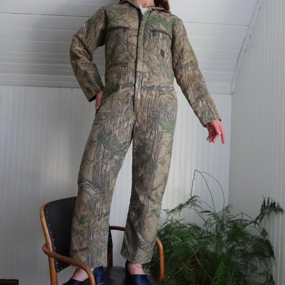 liberty Other - 90s quilted insulated camouflage coveralls by Liberty